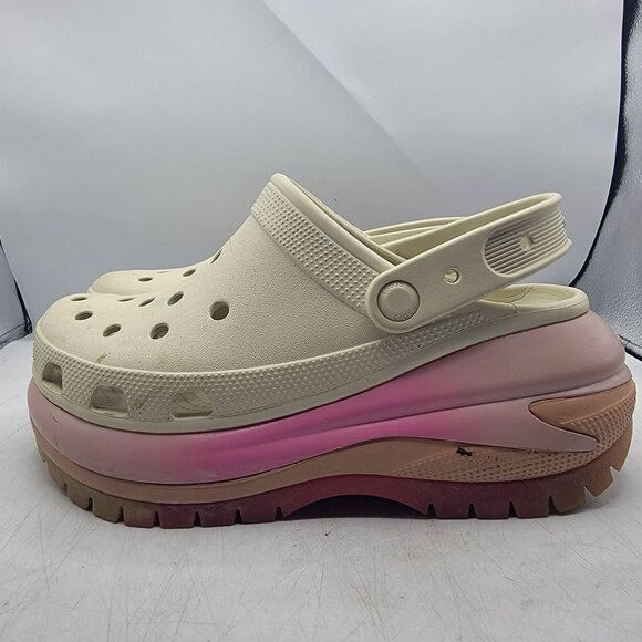 Crocs Mega Crush Classic Womens 9 Platform Clogs Comfort Walking Casual - Picture 12 of 13